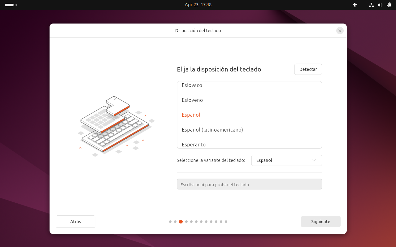 Configuración de particiones