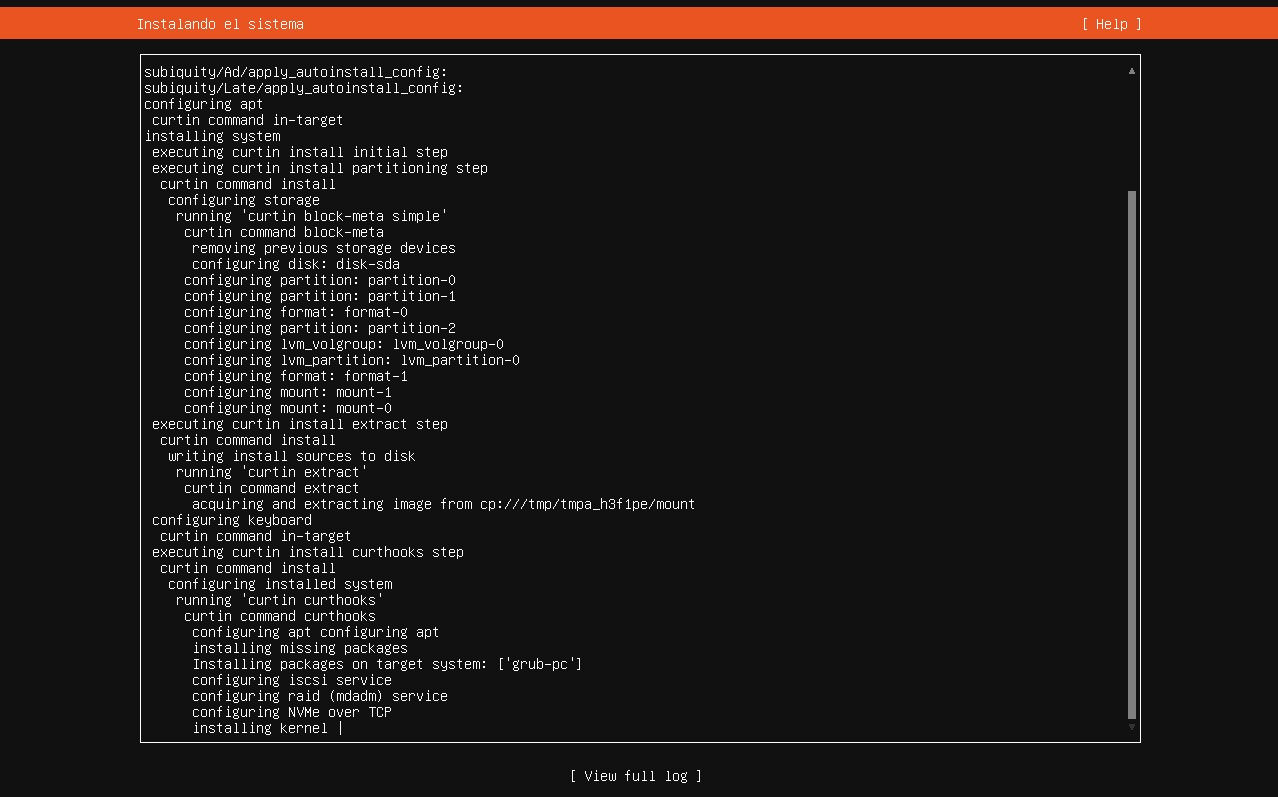 Instalación de GRUB