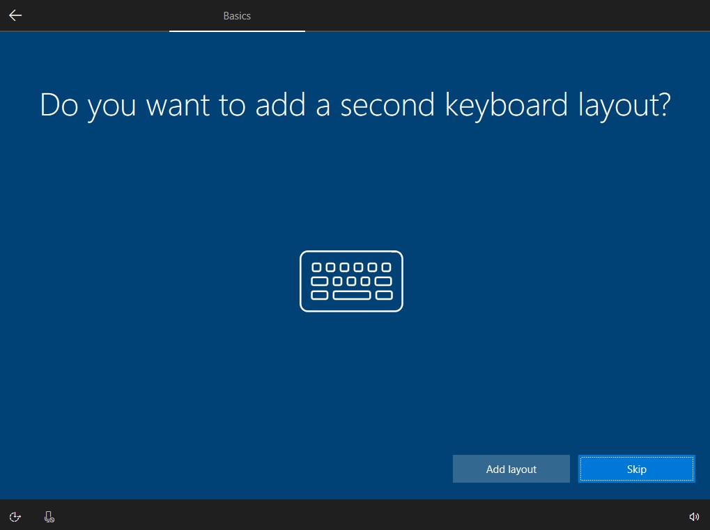 Keyboard layout