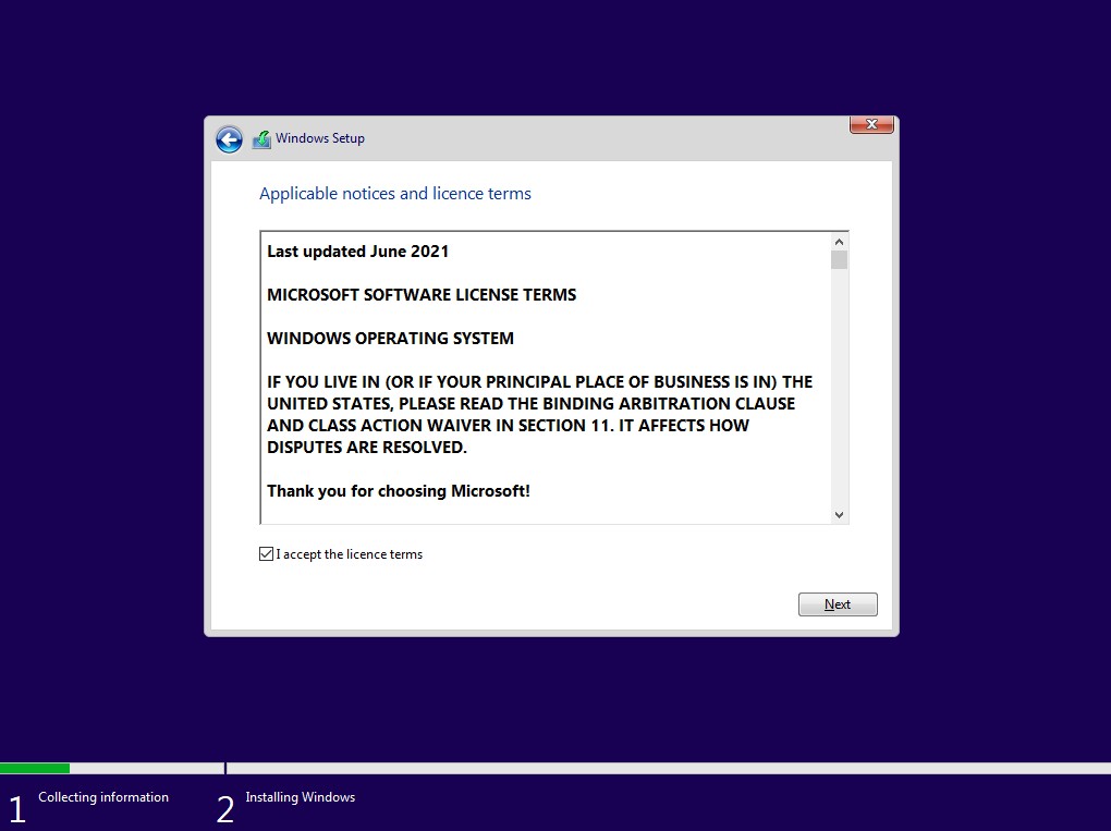License terms