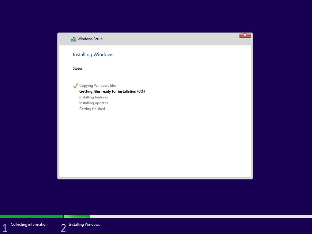 Confirm partition