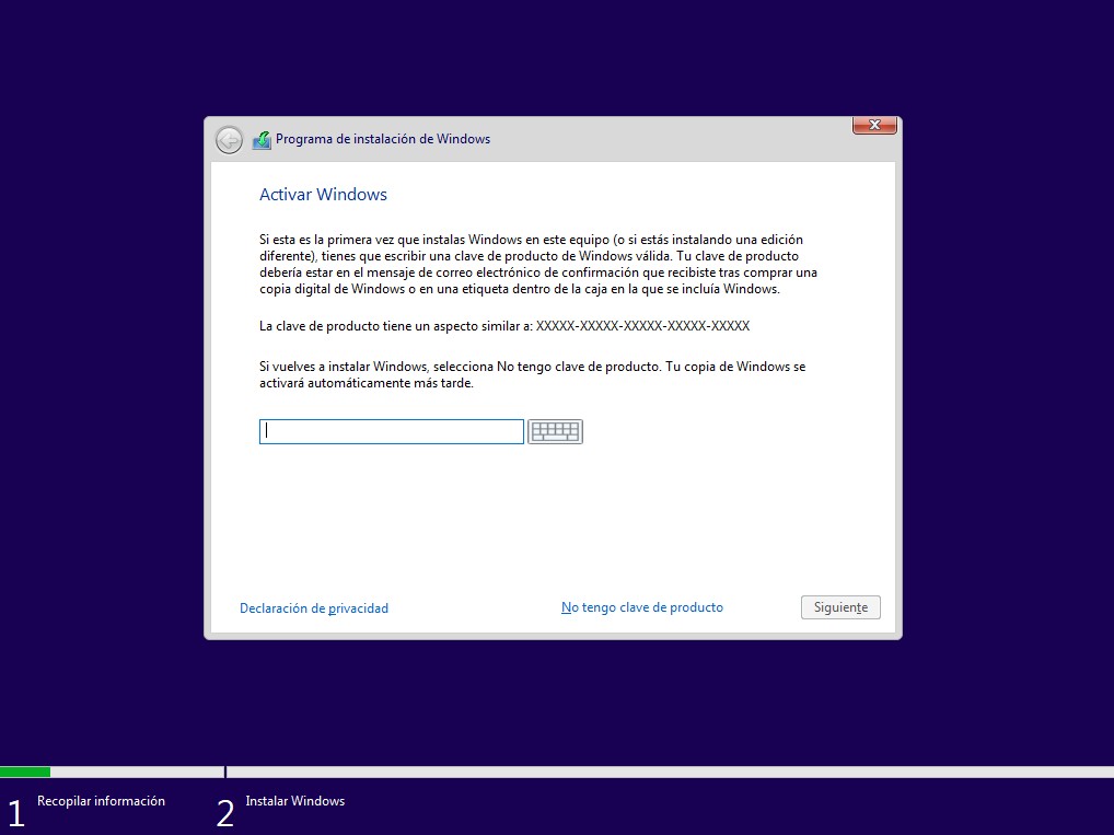 Clave de producto