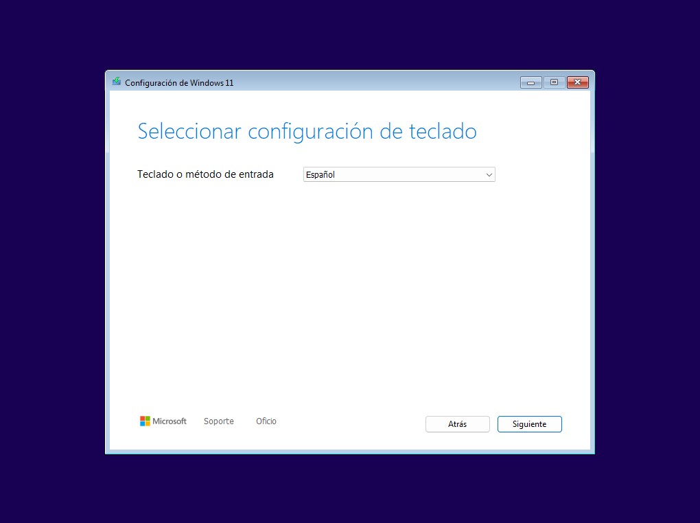 Iniciar instalación