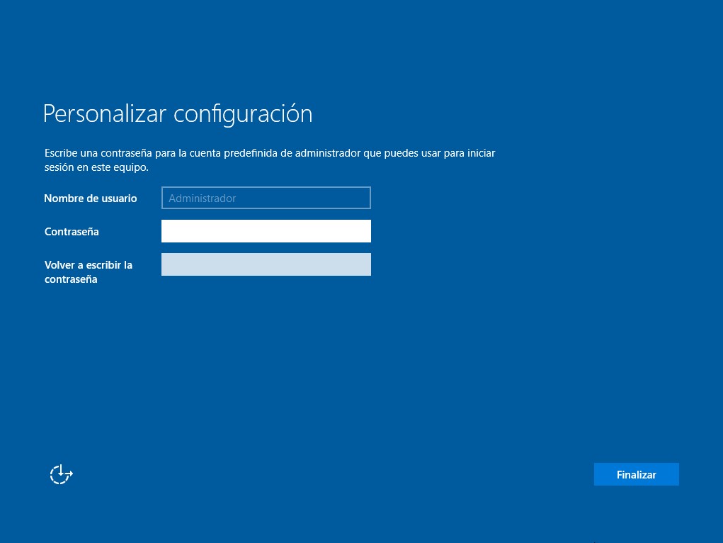 Preparando archivos